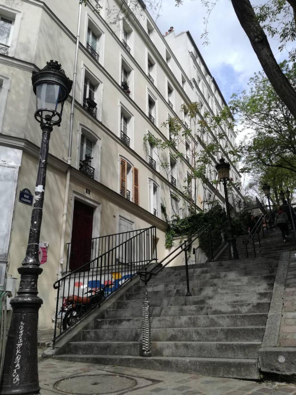 Appartement Montmartre Chappe Paris Extérieur photo